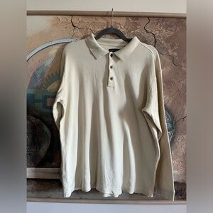 OSCAR DE LA RENTA Men’s Polo Longsleeve Shirt